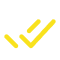 Two yellow ticks, black background